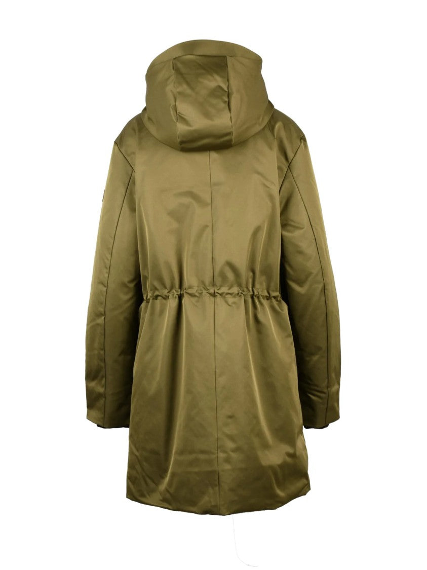 Save The Duck Raymond Parka With Cinched Waist And Plush Lined Hood
