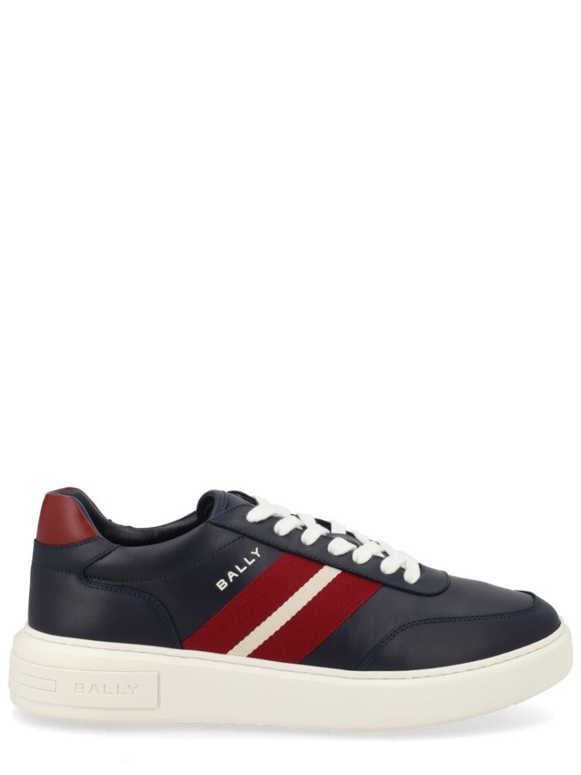 Bally Deep Navy Lift Low-Top Sneakers