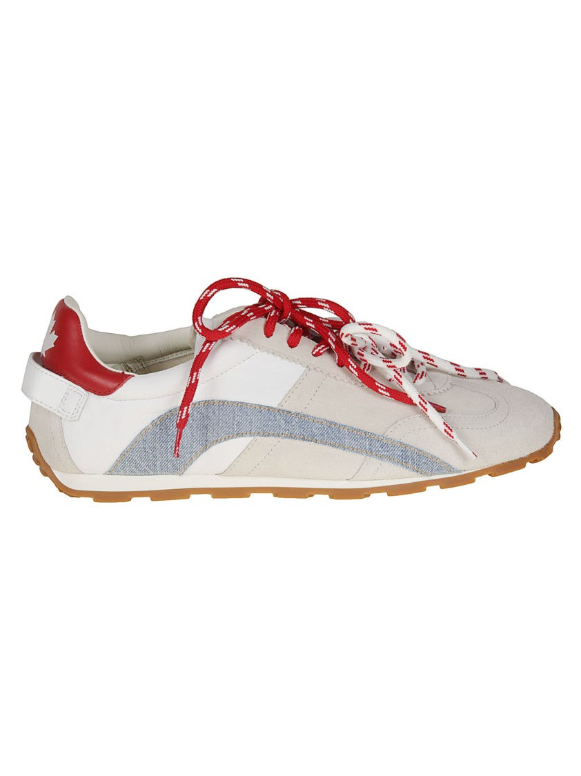 Dsquared2 Dc-642 Calf Leather Lace-Up Sneakers
