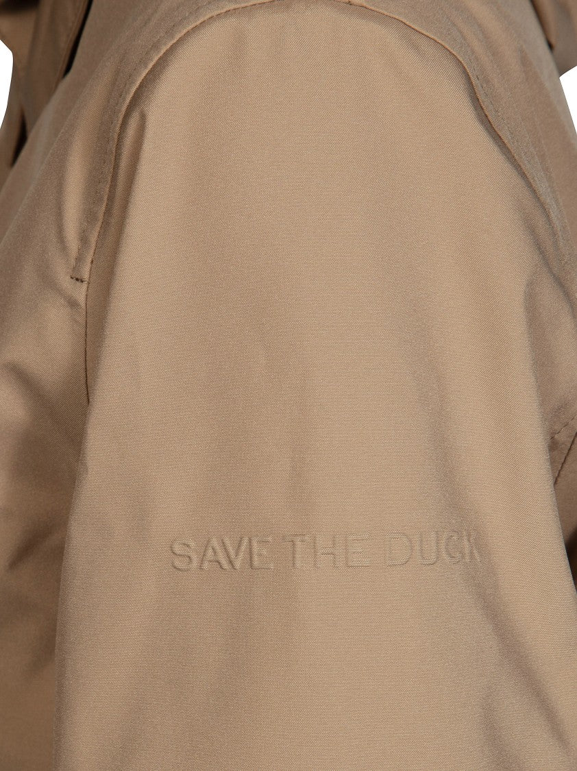 Save The Duck Brown Jackie Belted Trench Coat