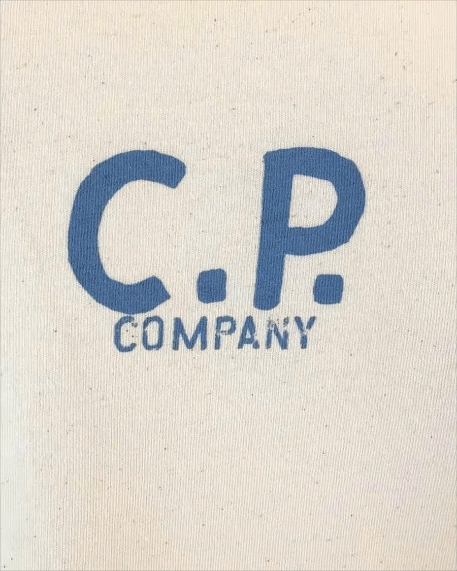 C.P. Company Short-Sleeve Cotton T-Shirt With Graphic Logo Design