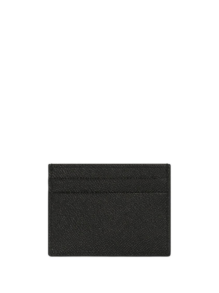 Dolce & Gabbana Pebbled Texture Card Holder