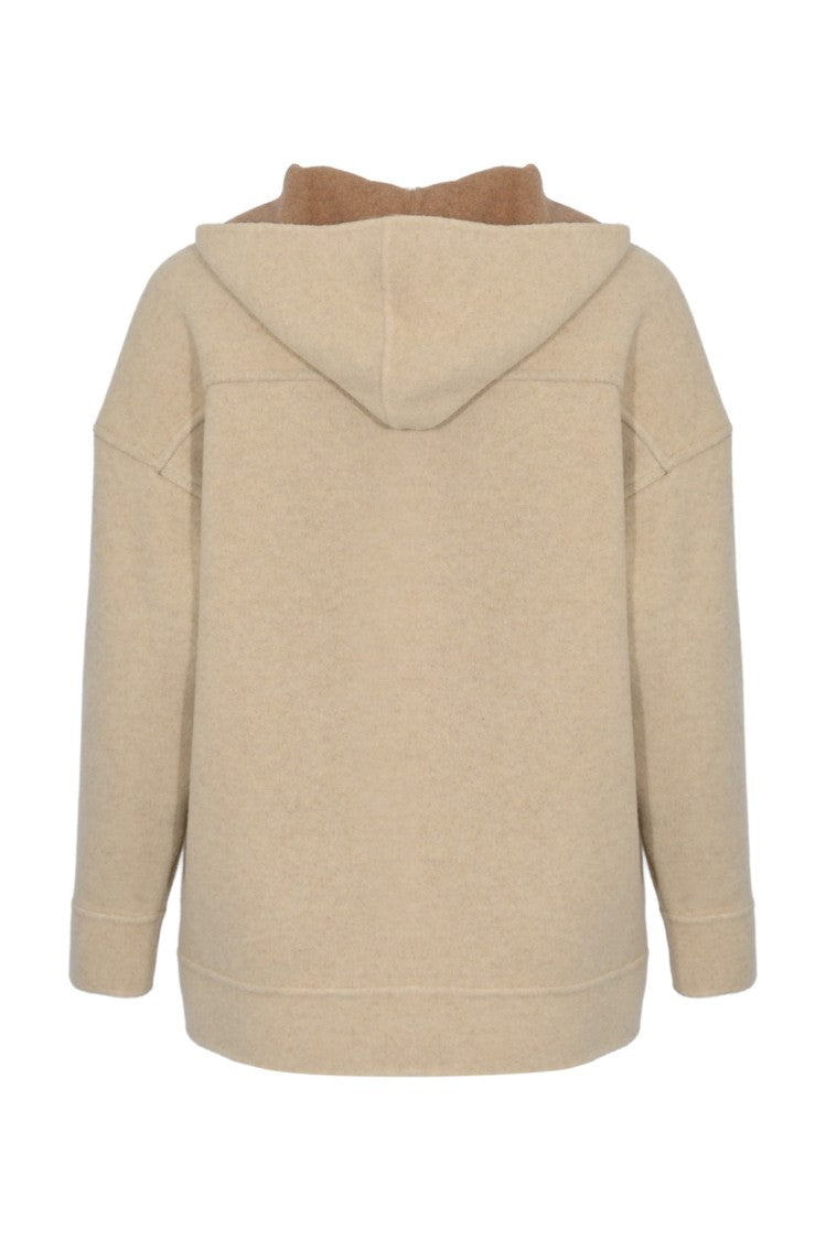 Max Mara Timeless Relaxed-Fit Jacket With Contrasting Hood