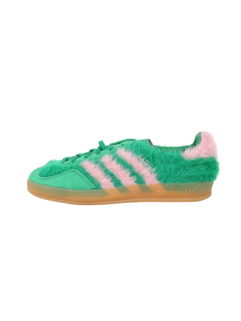Adidas Pink Polyester-Blend Retro Sneakers