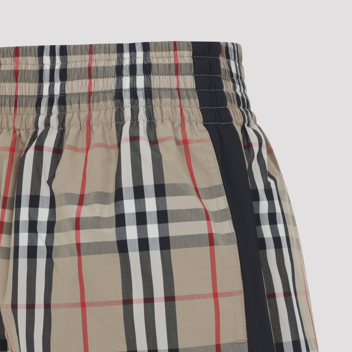 Burberry Classic Check Bermuda Shorts With Elastic Waistband