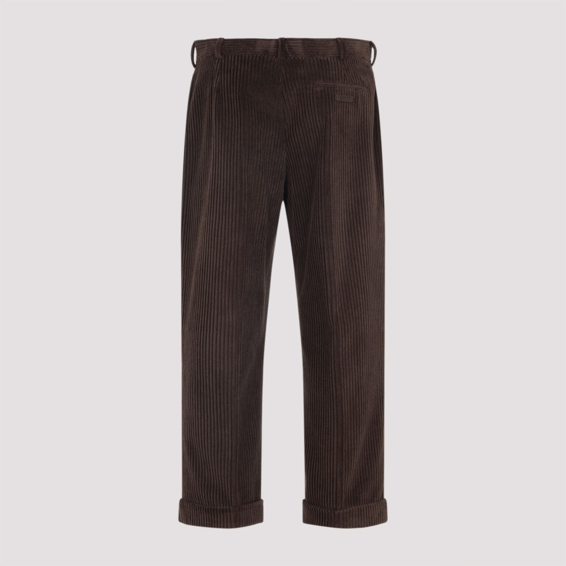 Moschino Straight-Leg Trousers With Textured Corduroy Finish