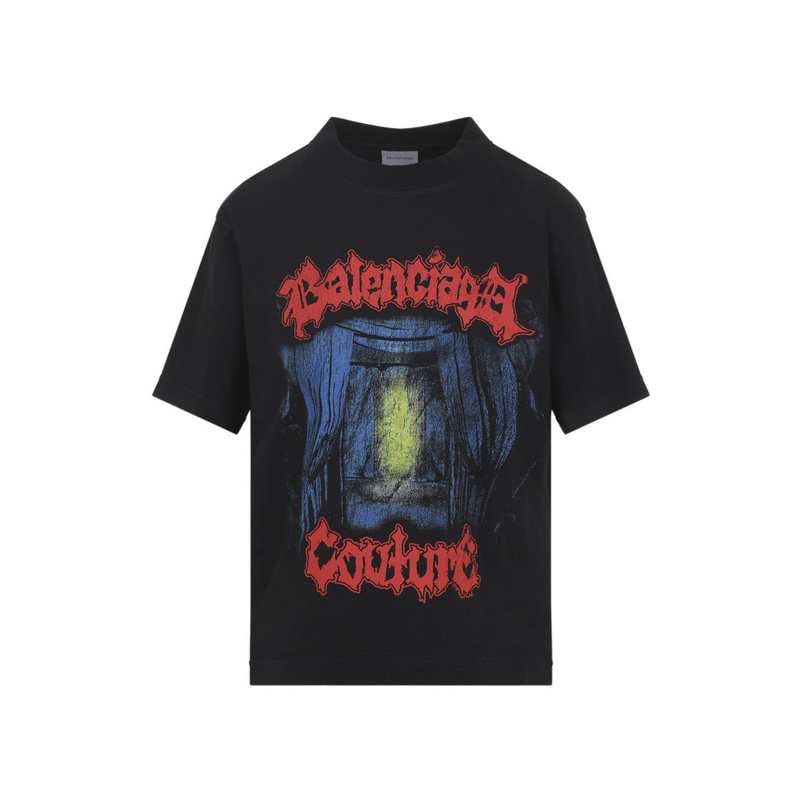Balenciaga Black Cotton T-Shirt