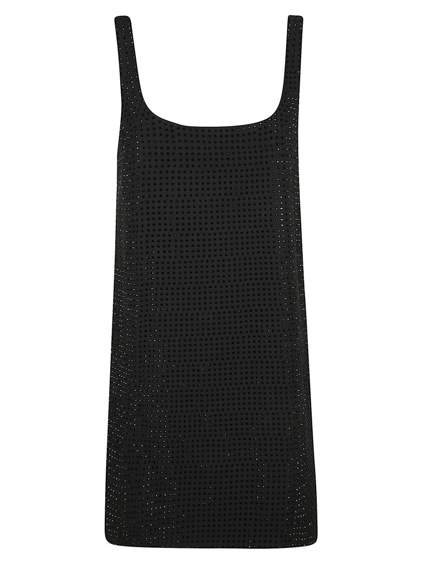 Pinko Aroa Full-Shoulder Yarn-Dyed Dress