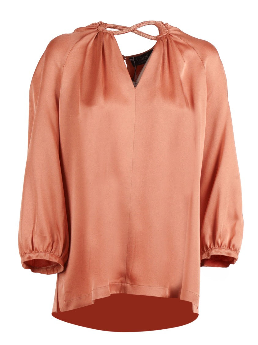 Clips Infinito Silky Twisted Rope Blouse