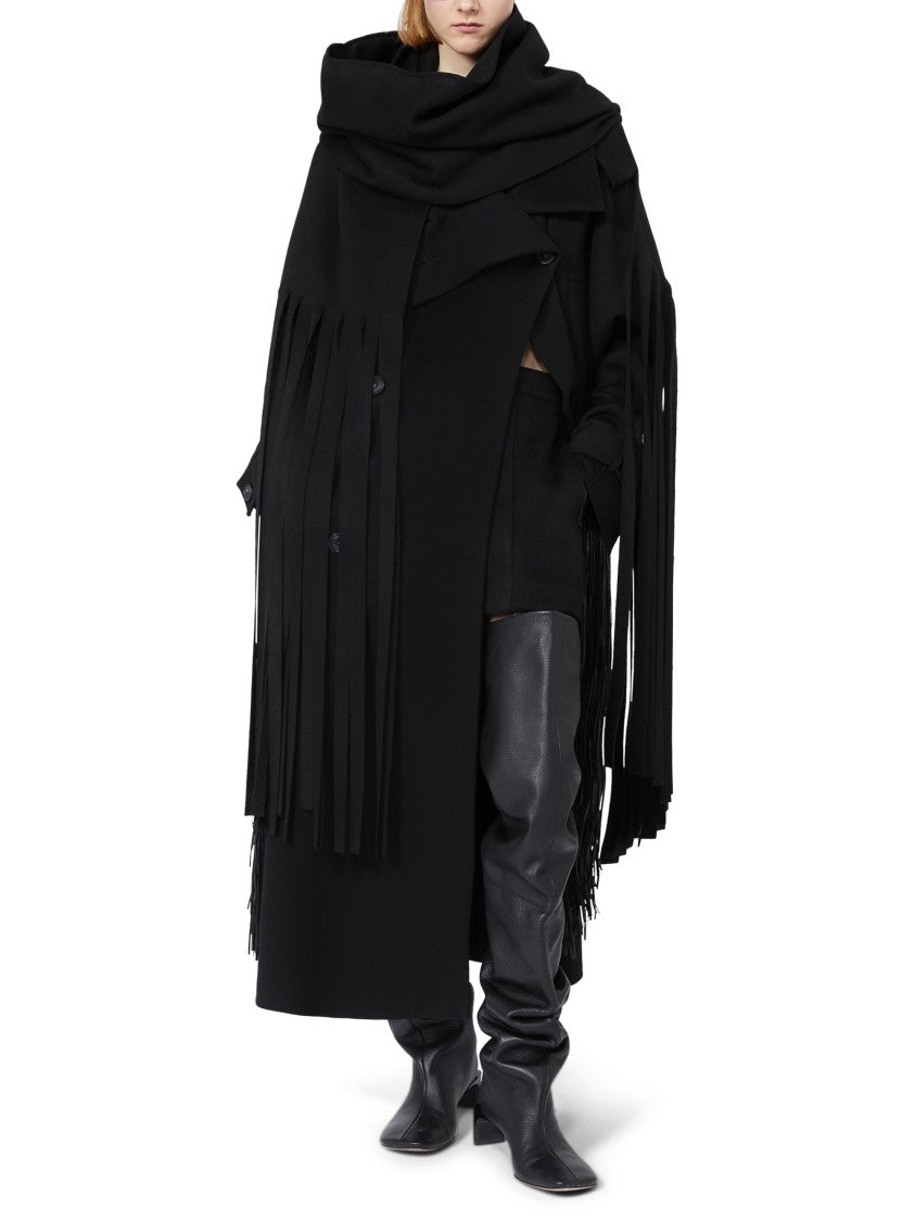 Max Mara Virgin Wool Scarf With Design