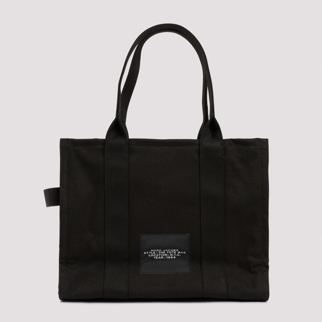 Marc Jacobs The Large Tote Bag In Black Cotton
