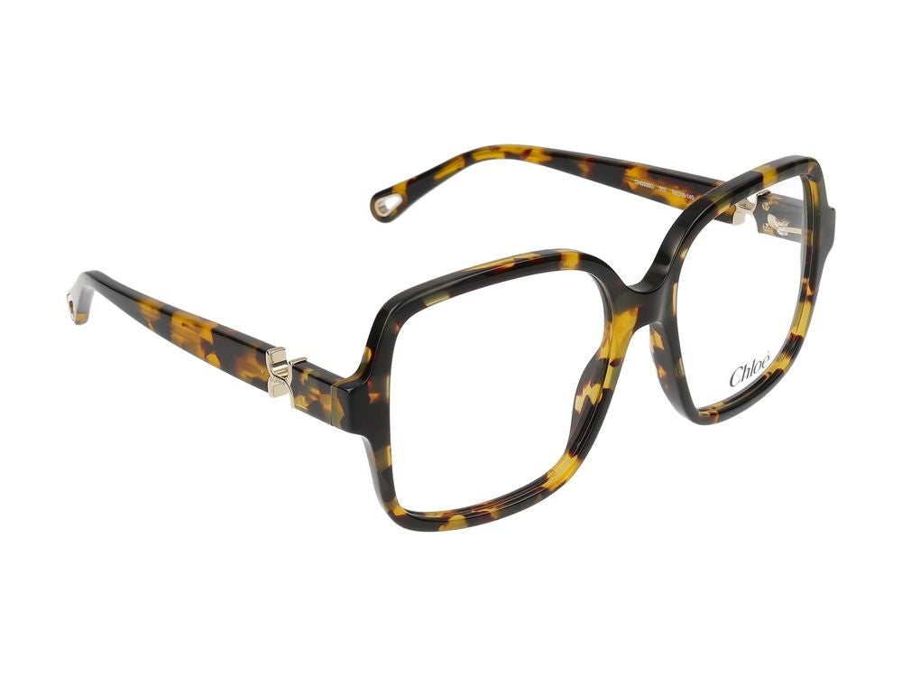 Chloé Havana Ch0335o Acetate Square Eyeglasses