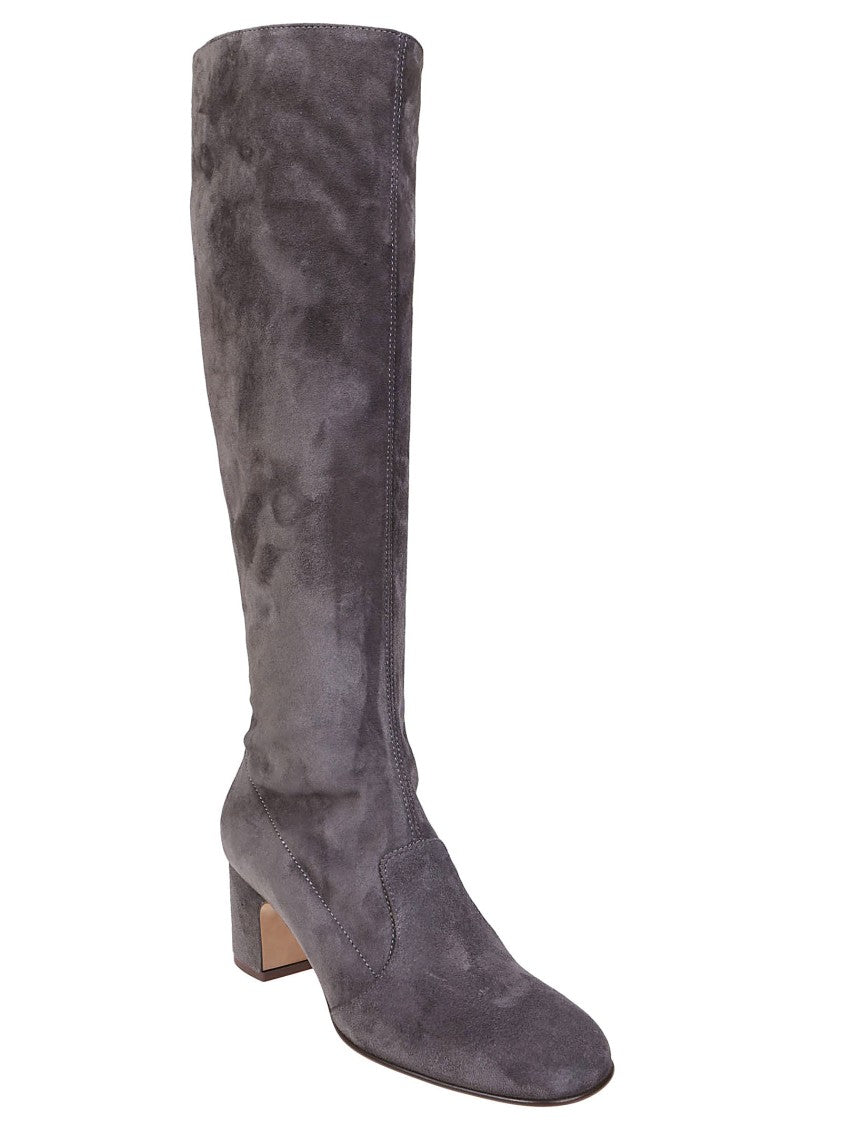 Relac Anthracite Suede Knee-High Boots