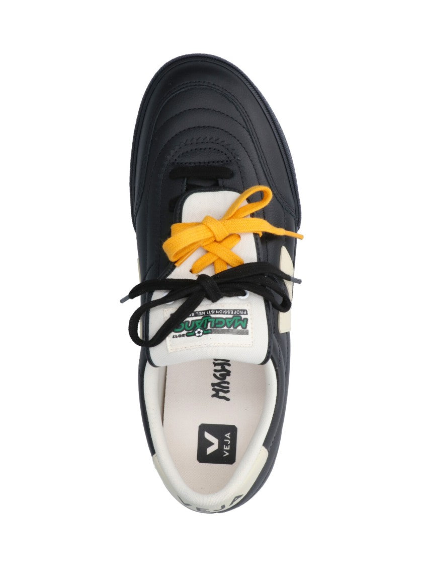 Veja Black Panenka Leather Low-Top Sneakers