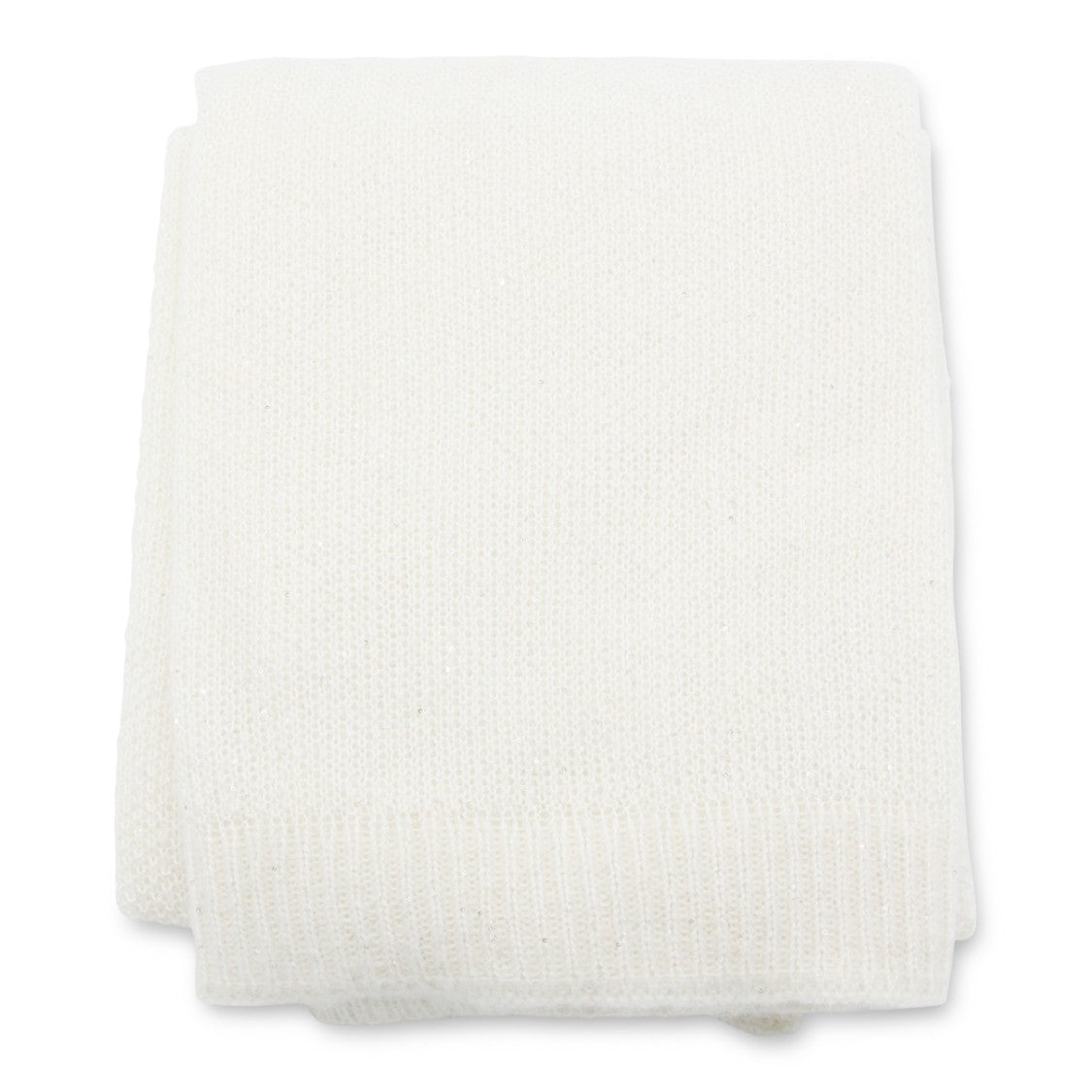 Fabiana Filippi White Sparkling Scarf