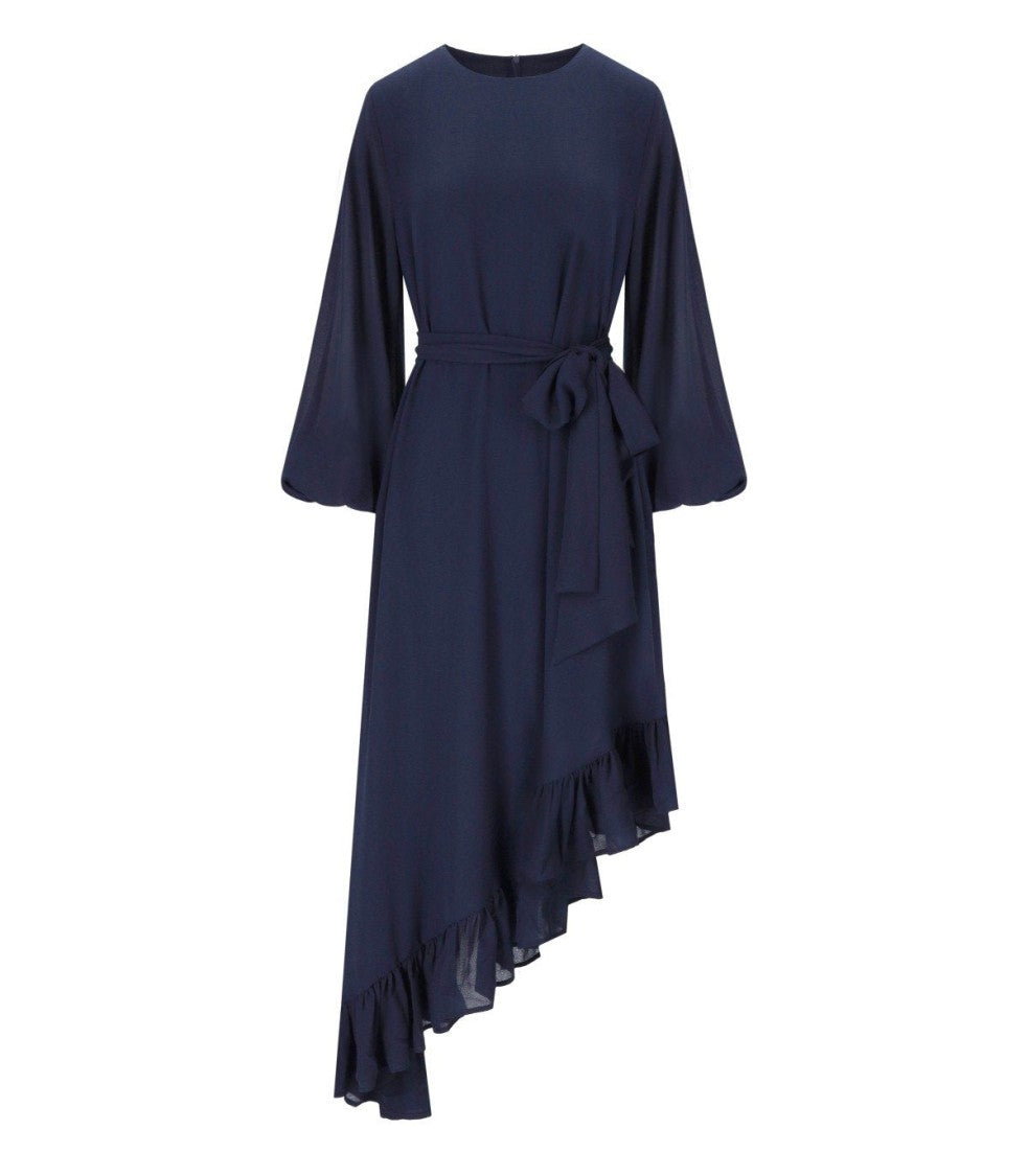 Essentiel Antwerp Iflower Navy Blue Dress