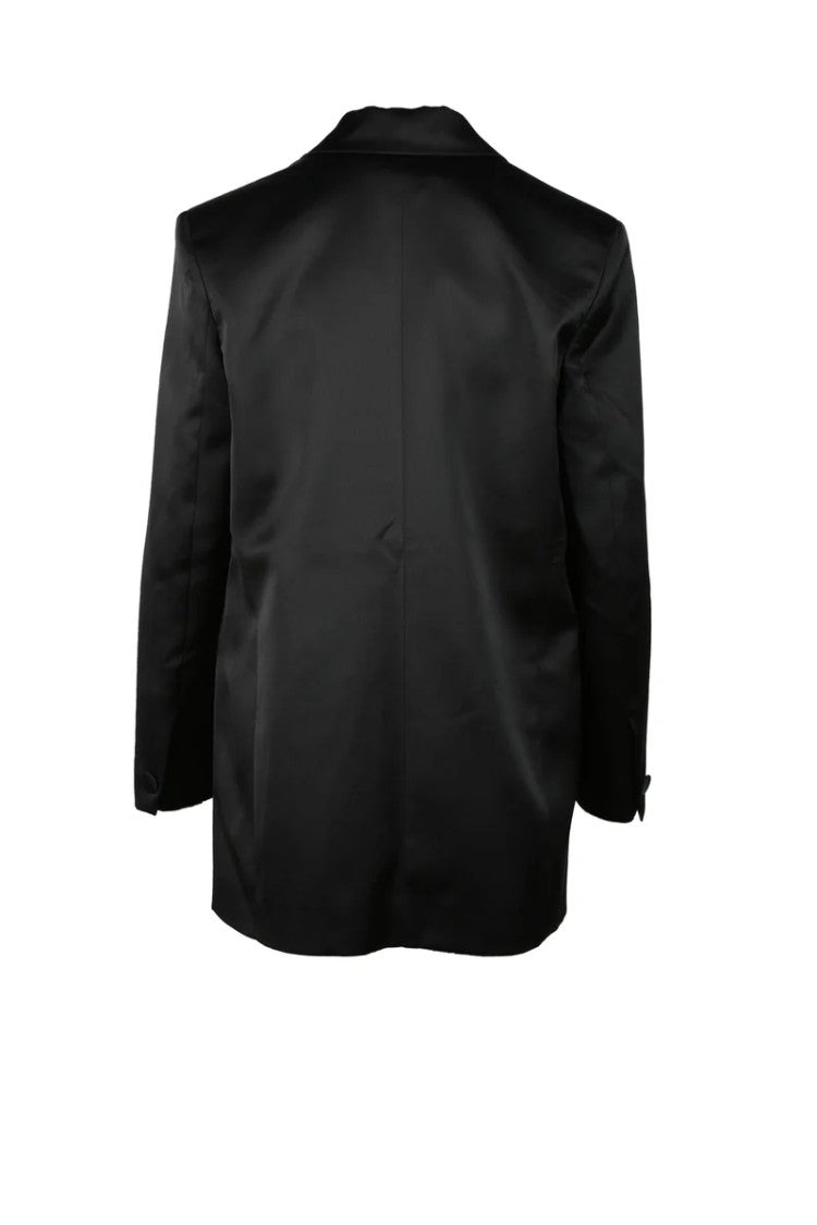 Nine Minutes Polyester And Elastane Jacket - Black