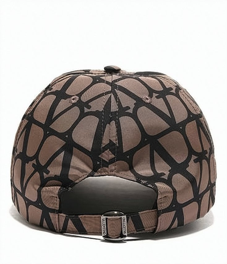 Valentino Garavani Abstract Pattern Silk Baseball Cap