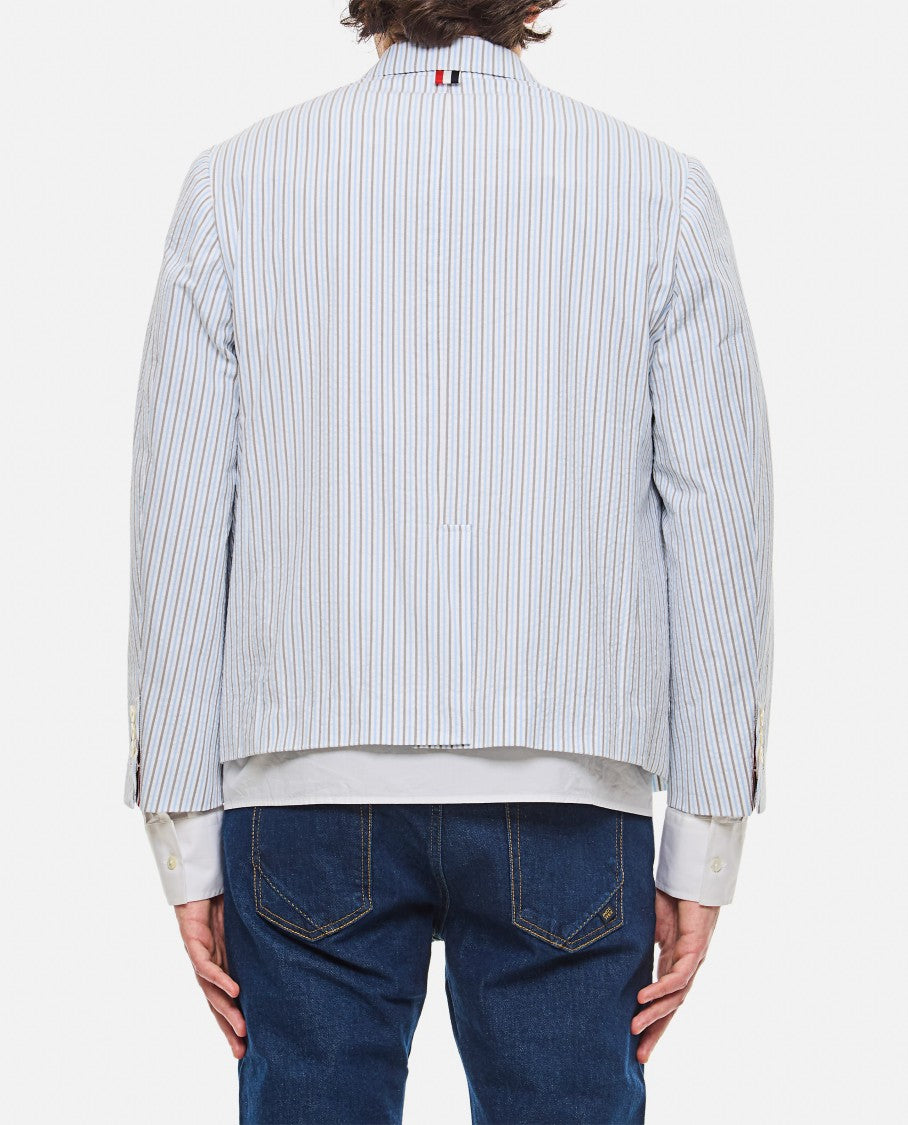 Thom Browne Cotton Seersucker Jacket