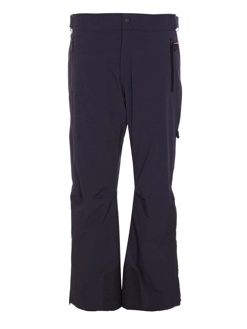 Moncler Grenoble Dark Straight-Leg Ski Pants With Reinforced Lower Sections