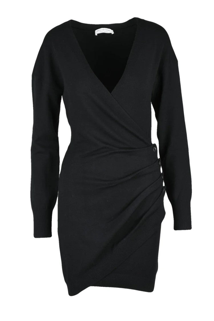 Philosophy Di Lorenzo Serafini Women's Mini Knit Dress - Black
