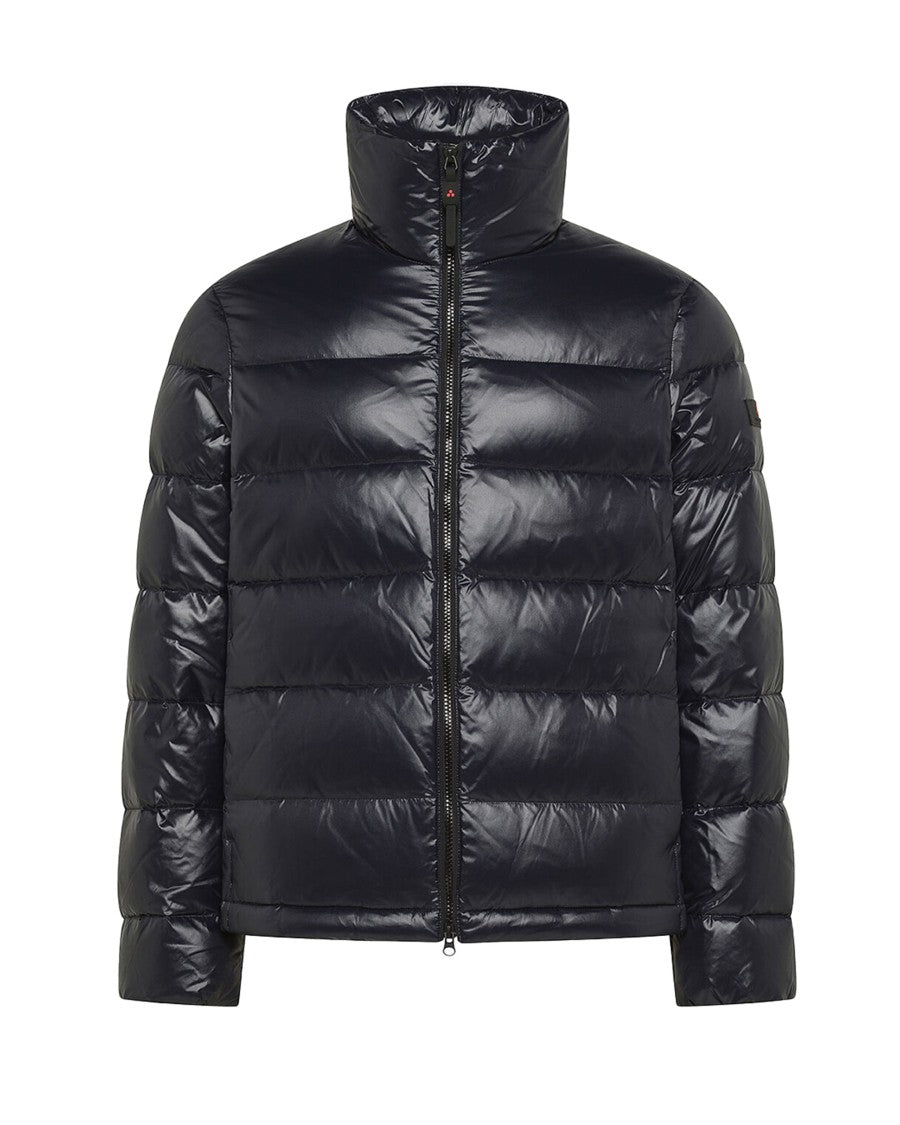 Peuterey Luminescent Nylon High-Collar Down Jacket