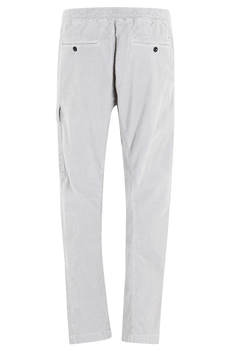 C.P. Company Ribbed Cargo Pants With Maxi Side Pocket