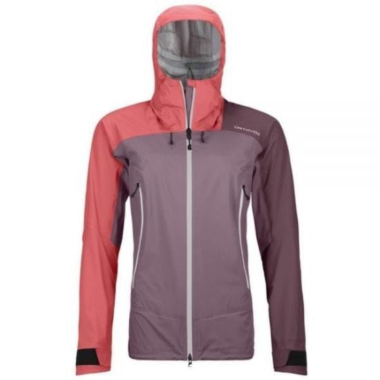 Ortovox Color-Block Jacket With Hood And Adjustable Drawstrings