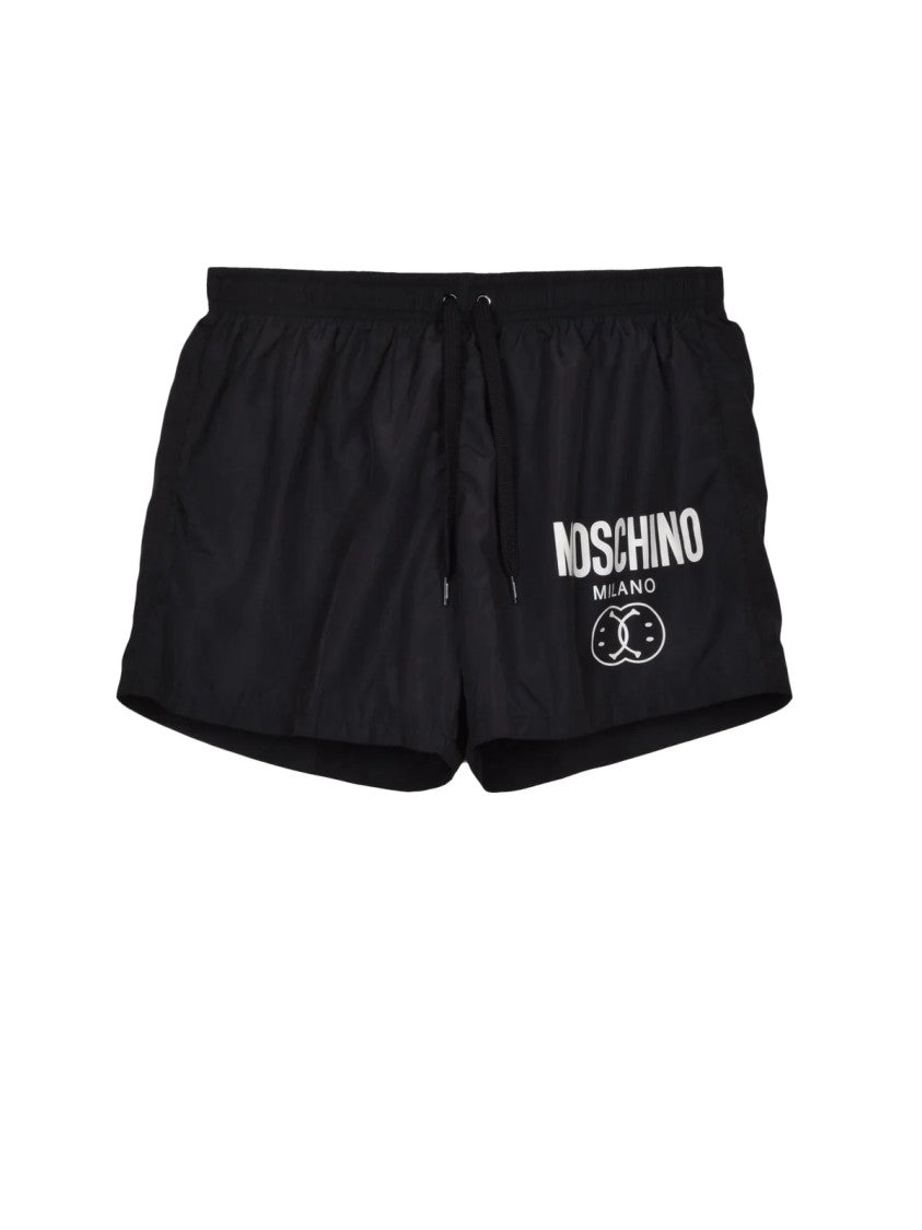 Moschino Couture Lightweight Swim Shorts - Black