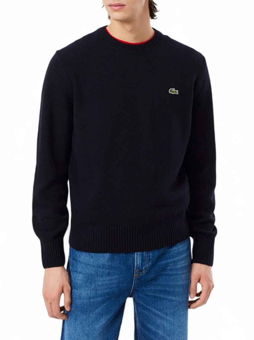 Lacoste Relaxed Fit Embroidered Sweater
