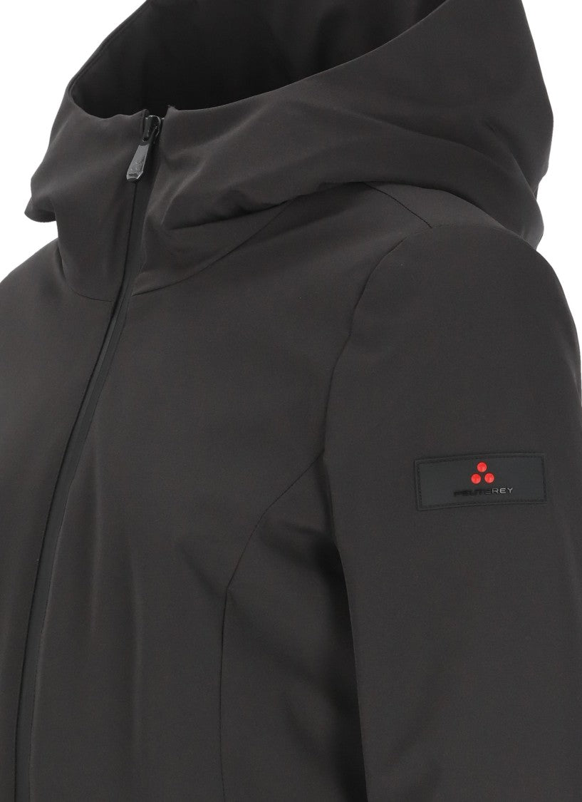 Peuterey Black Farquar Hooded Padded Jacket