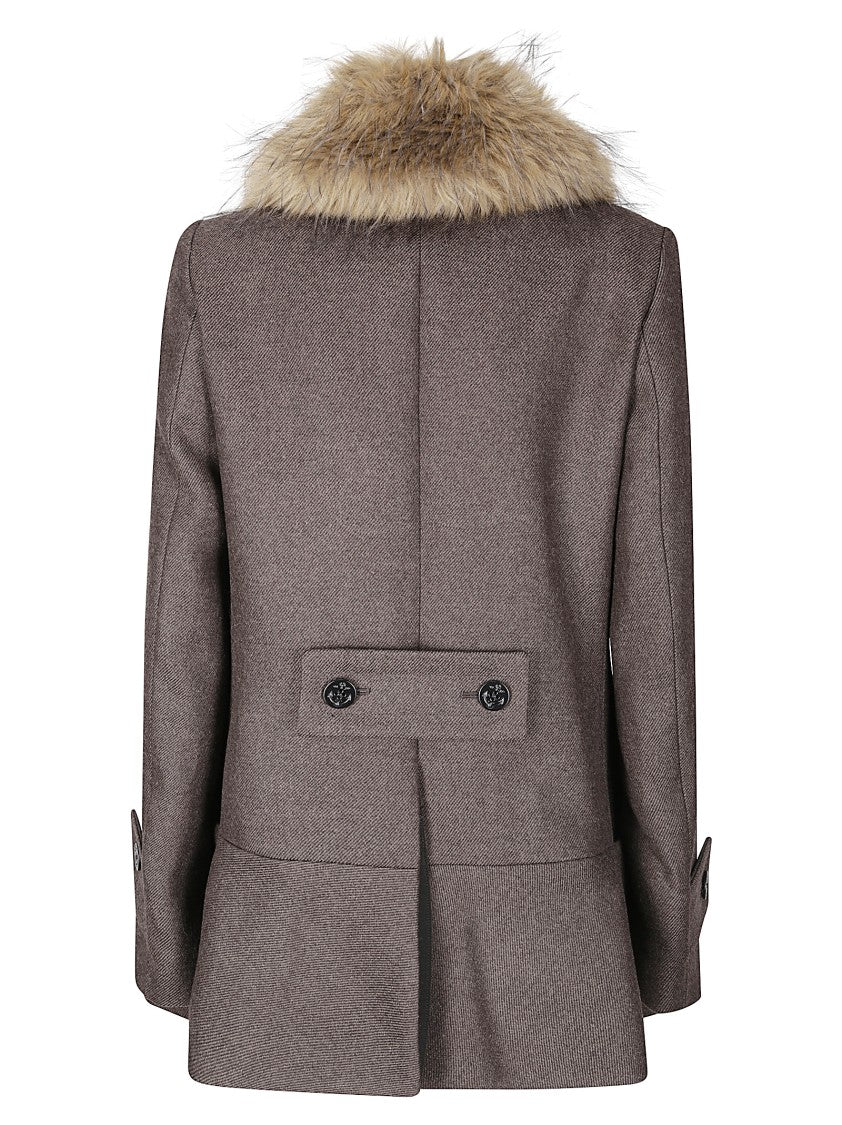 Sacai Double-Faced Wool Melton Coat
