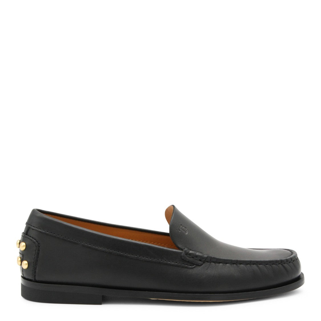 Tod's Black Leather Loafers