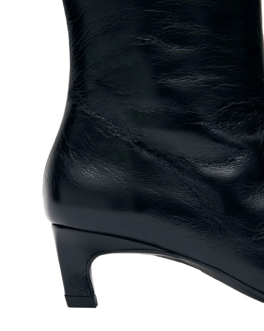 Alohas Ambar Rift Pointed Toe Low Heel Leather Boots