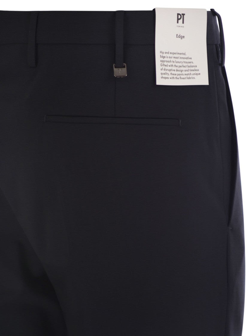 Pt Torino Dieci - Stretch Virgin Wool Trousers