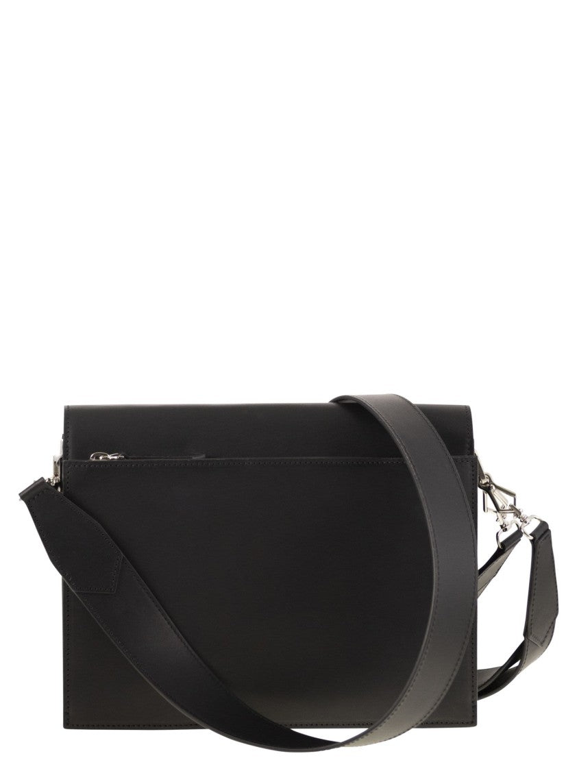 Max Mara Biancaroughm - Medium Crossbody Bag In Leather