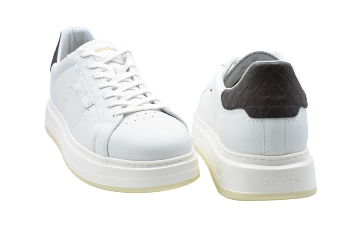 Woolrich Blue White Laced Comfort Versatile Shoes