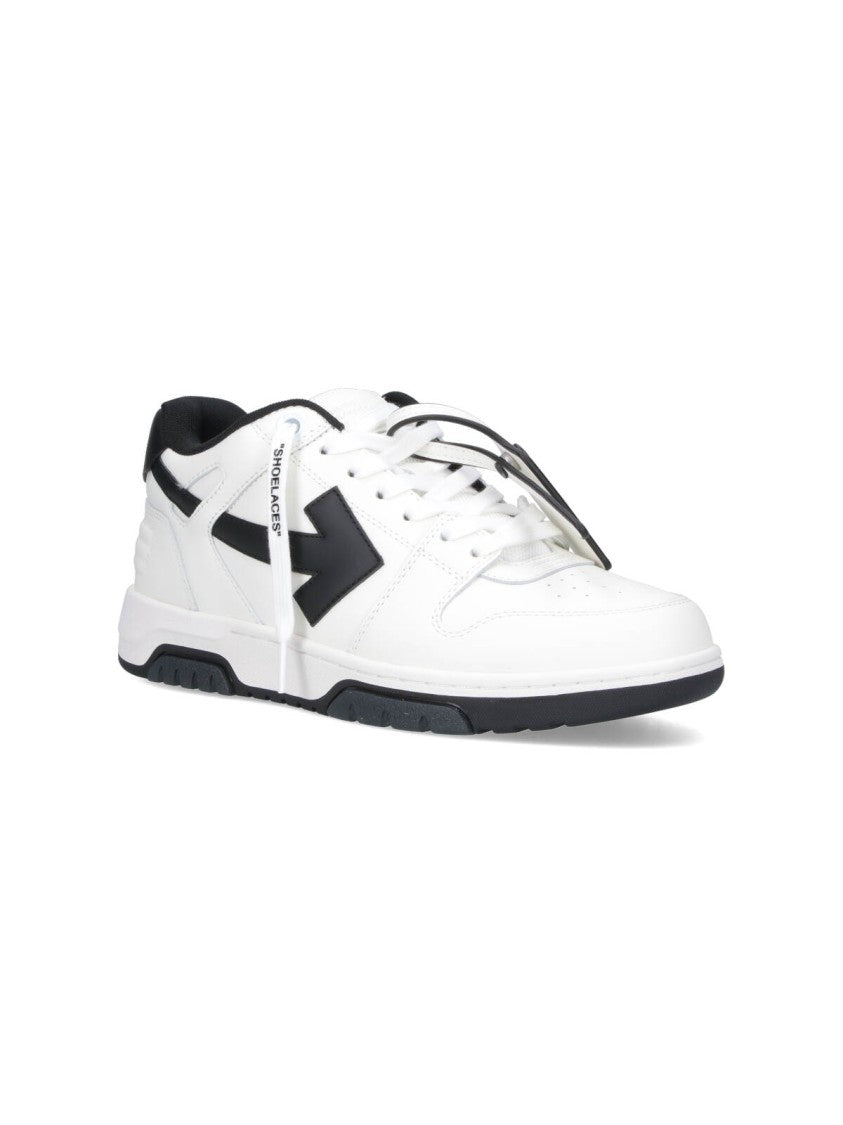 Off-White White Leather Out Of Office Sneakers