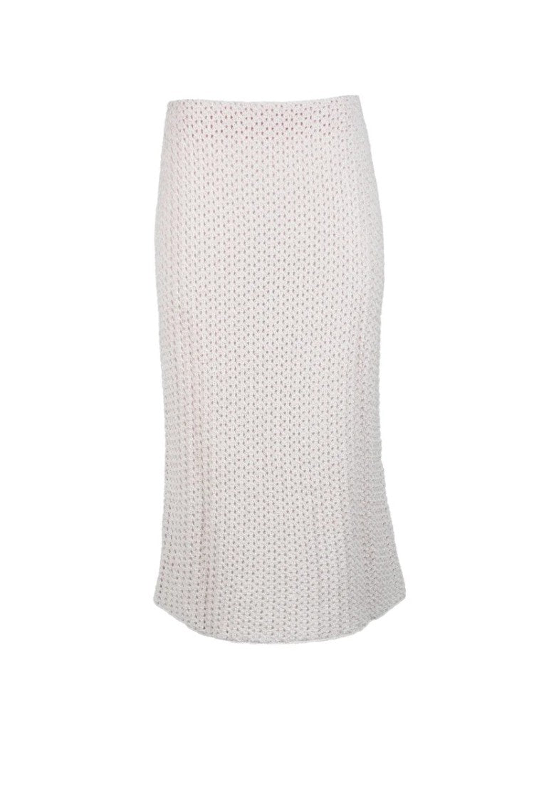 Fabiana Filippi Tricot Skirt Polyester Elastane - Pink