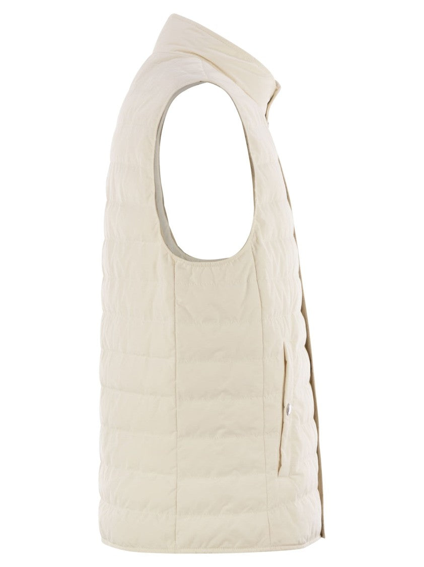 Brunello Cucinelli Lightweight Sleeveless Down Jacket