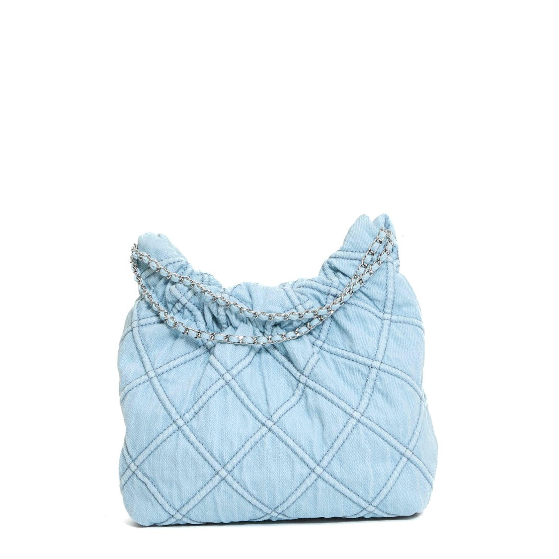 Tory Burch Mini Hobo Seltzer Denim