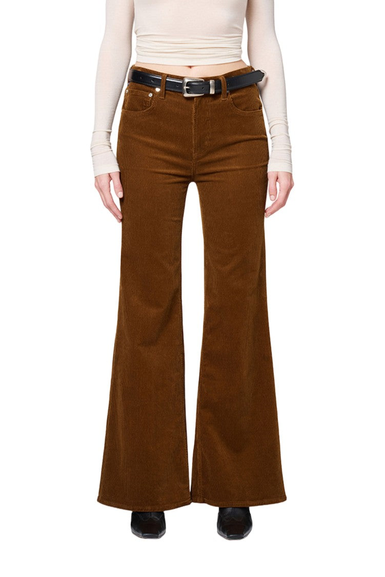 Citizens Of Humanity Brown Kimberly 70S Corduroy Flared Pants