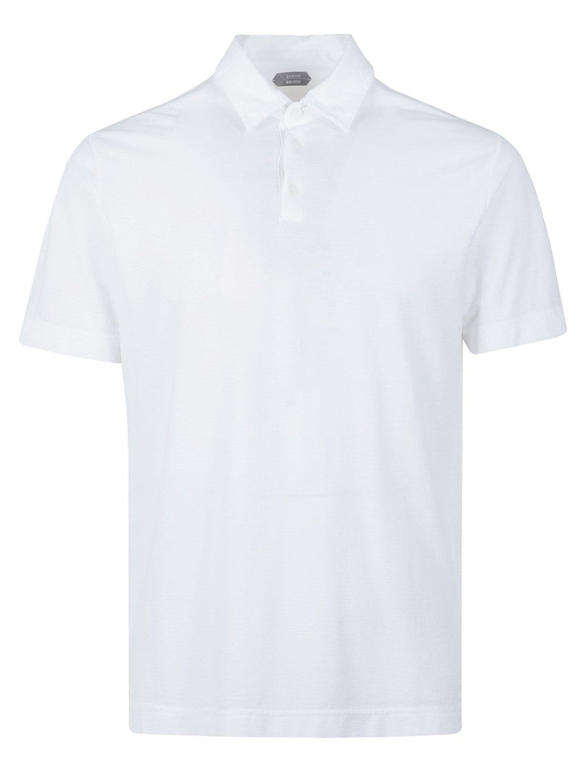 Zanone Short-Sleeved Polo Shirt With Traditional Collar