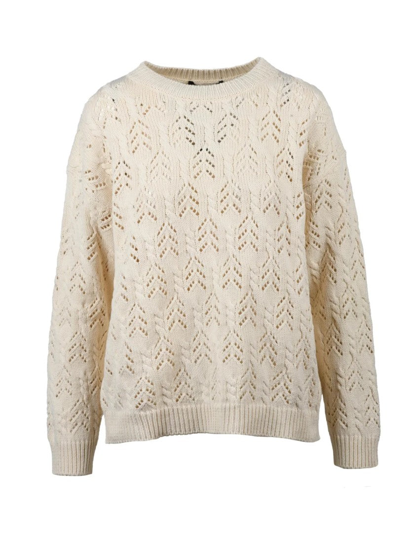 Max Mara Tricot Knit - White