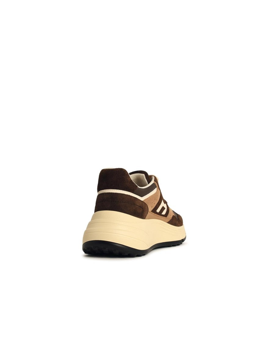Hogan H669' Brown Leather Sneakers