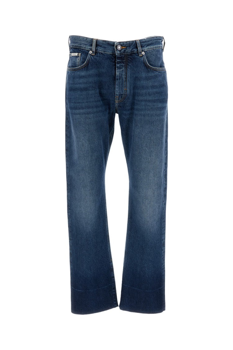 Givenchy Blue Fringed Vintage Cotton Jeans
