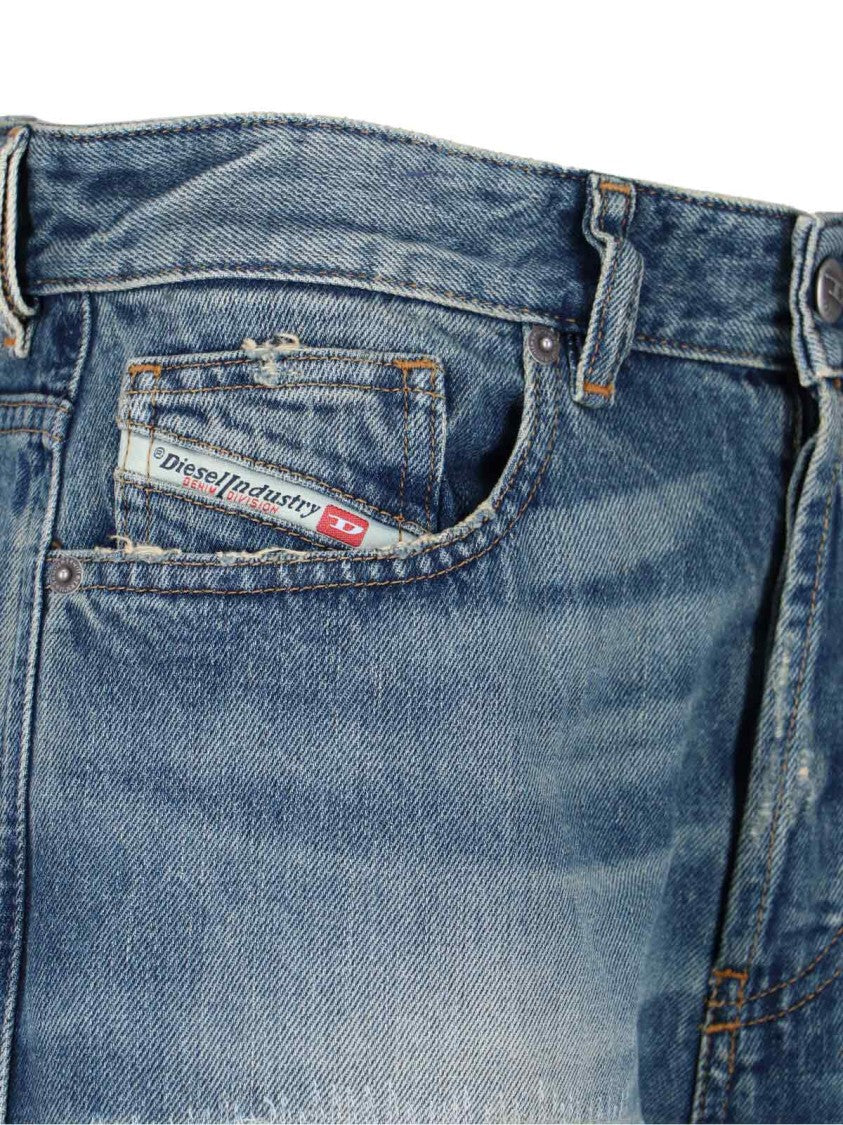 Diesel "1996 D-Sire" Wide Jeans – Blue