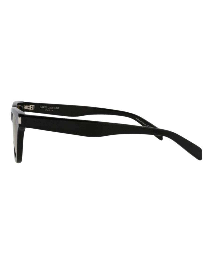 Saint Laurent Cat Eye-Frame Acetate Sunglasses With Saddle Nose Bridge