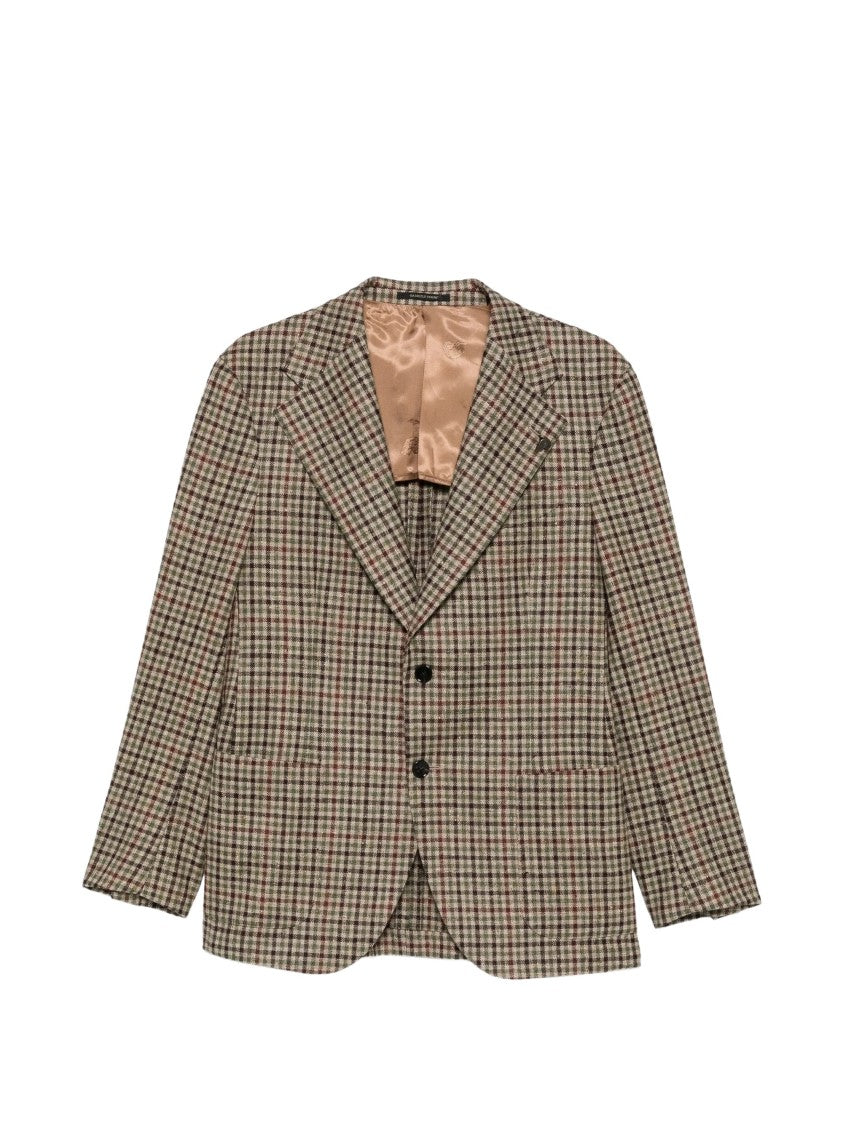 Gabriele Pasini Check Peak-Lapel Blazer