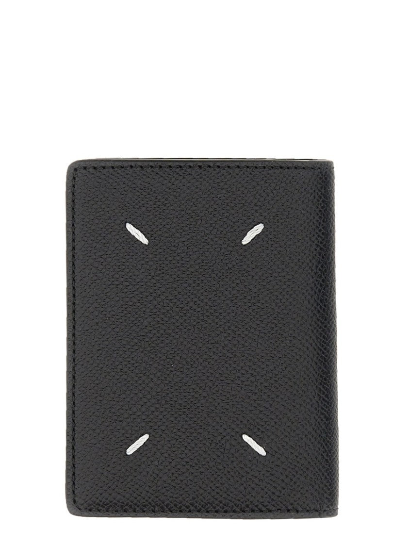 Maison Margiela Four Stitches Leather Textured Stitch Wallet